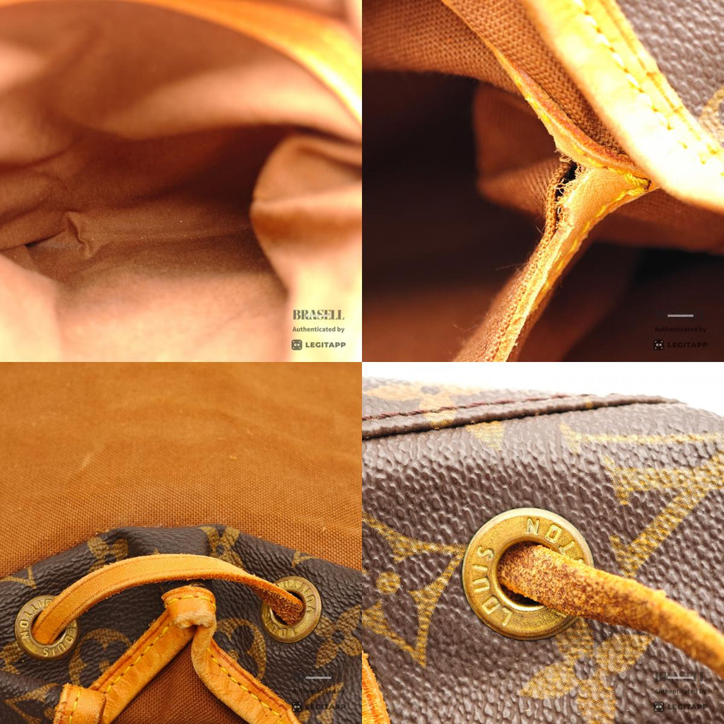 LOUIS VUITTON Montsouris GM Monogram Canvas Backpack M51135 【ImportFeeFREE】