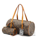 LOUIS VUITTON Papillon30 Monogram Canvas Brown Tote Bag M51385 【ImportFeeFREE】