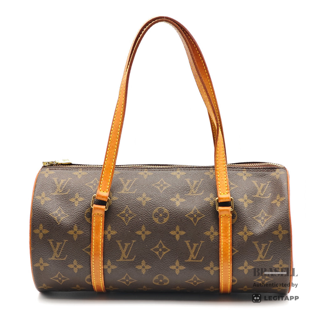 LOUIS VUITTON Papillon30 Monogram Canvas Brown Tote Bag M51385 【ImportFeeFREE】