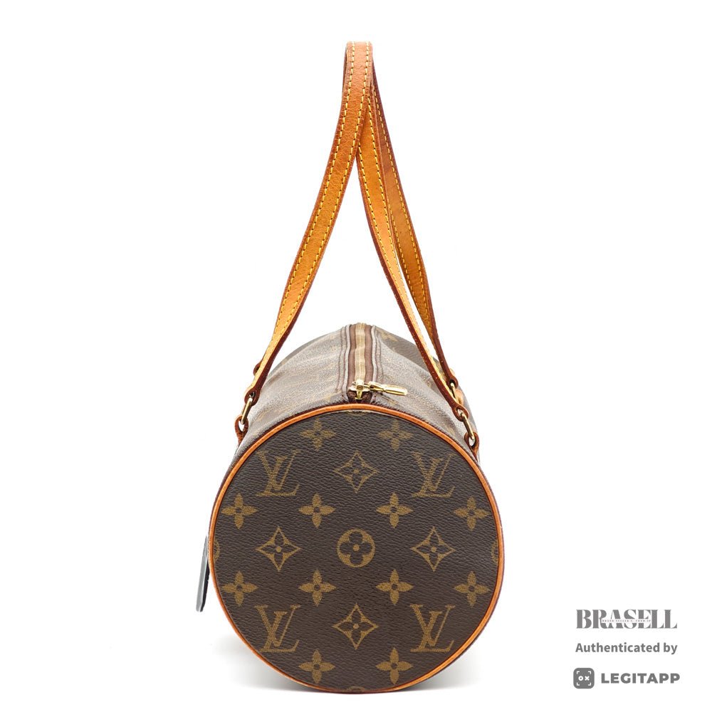 LOUIS VUITTON Papillon30 Monogram Canvas Brown Tote Bag M51385 【ImportFeeFREE】