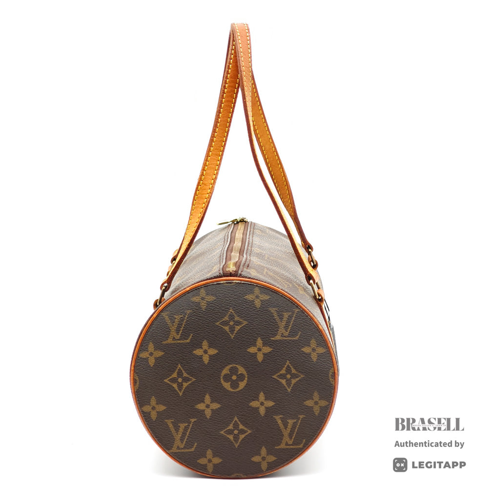 LOUIS VUITTON Papillon30 Monogram Canvas Brown Tote Bag M51385 【ImportFeeFREE】