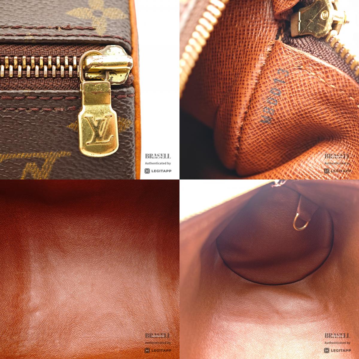 LOUIS VUITTON Papillon30 Monogram Canvas Brown Tote Bag M51385 【ImportFeeFREE】