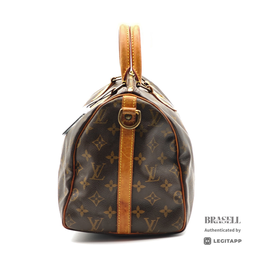 LOUIS VUITTON Speedy Bandouliere 30 Monogram Canvas Hand Bag 【ImportFeeFREE】