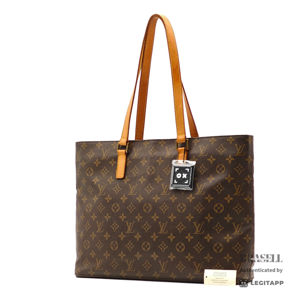 LOUIS VUITTON Luco Monogram Canvas Brown Tote Bag M51155 【ImportFeeFREE】