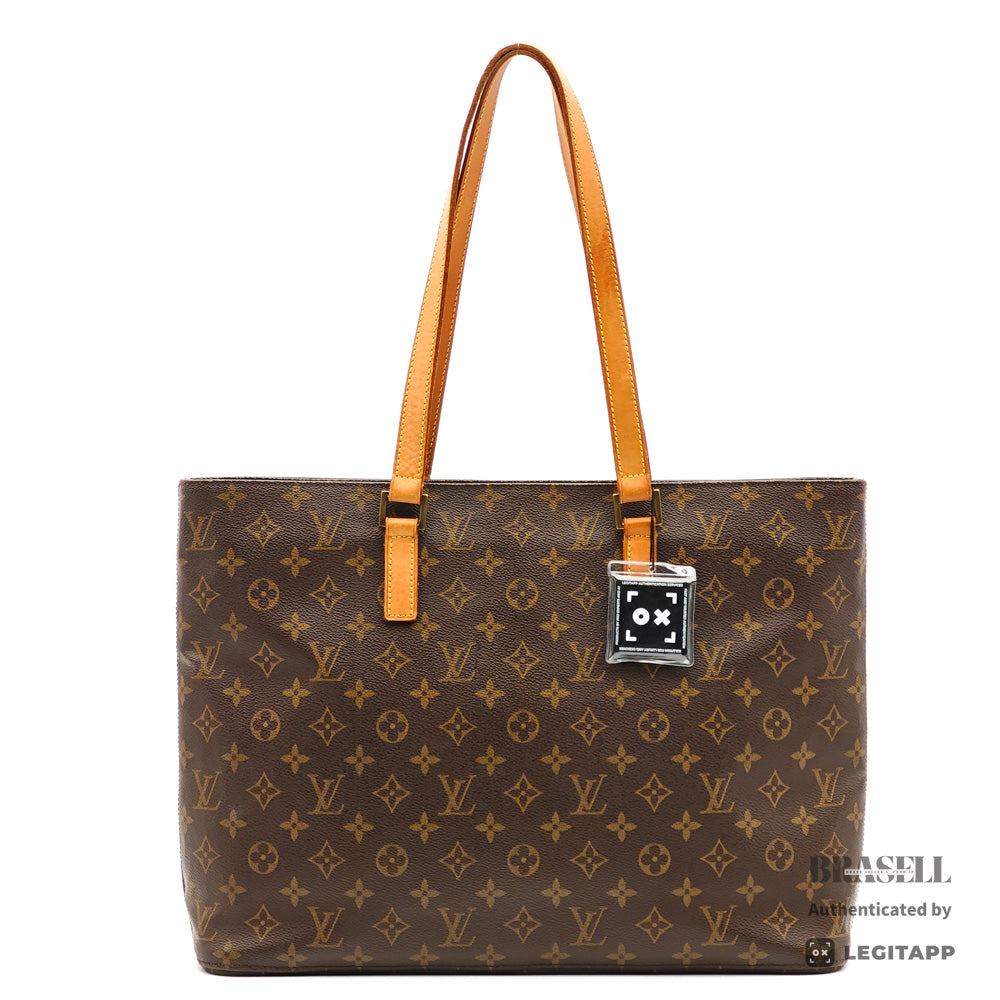 LOUIS VUITTON Luco Monogram Canvas Brown Tote Bag M51155 【ImportFeeFREE】