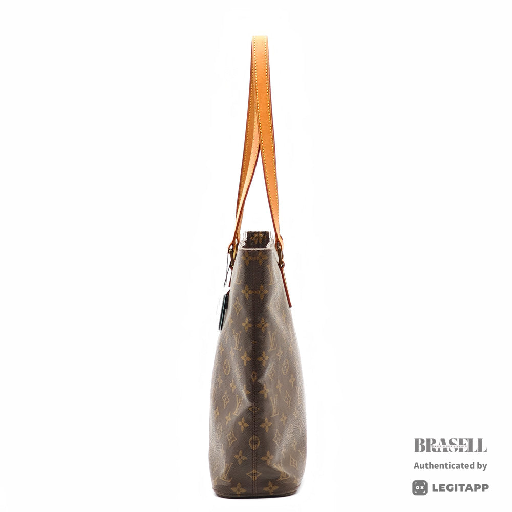 LOUIS VUITTON Luco Monogram Canvas Brown Tote Bag M51155 【ImportFeeFREE】