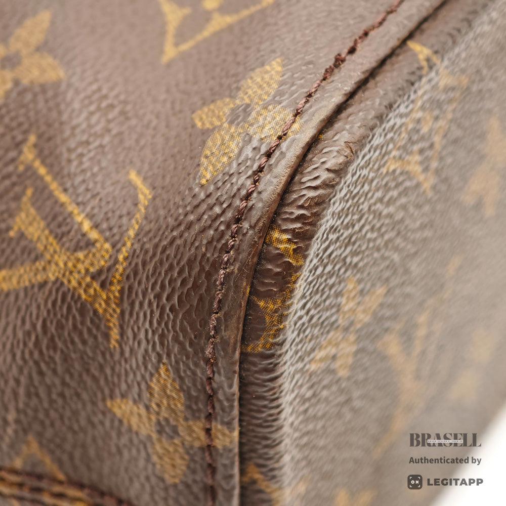 LOUIS VUITTON Luco Monogram Canvas Brown Tote Bag M51155 【ImportFeeFREE】