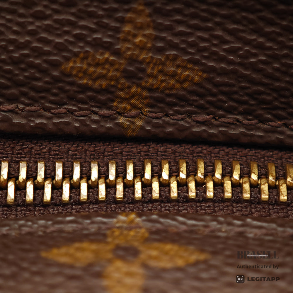 LOUIS VUITTON Luco Monogram Canvas Brown Tote Bag M51155 【ImportFeeFREE】
