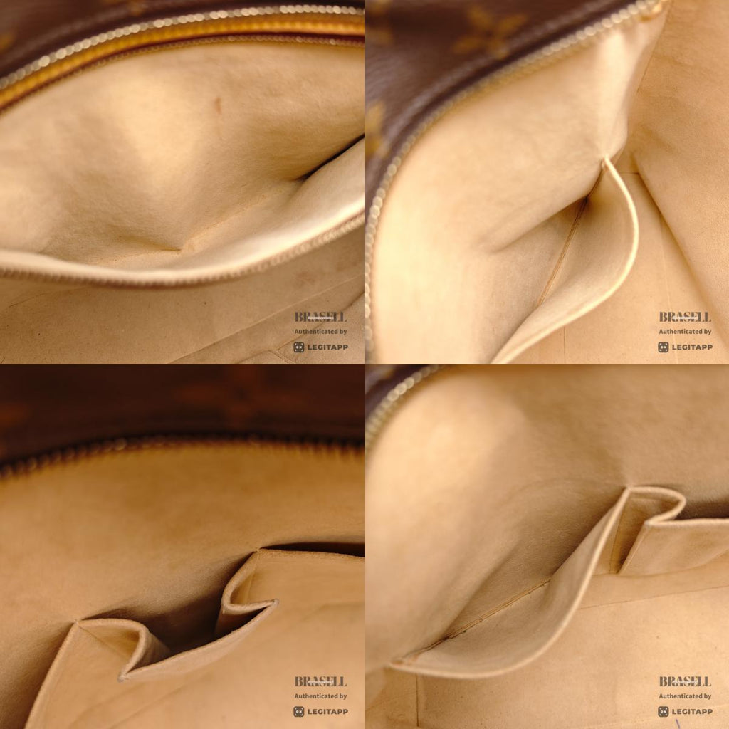 LOUIS VUITTON Luco Monogram Canvas Brown Tote Bag M51155 【ImportFeeFREE】