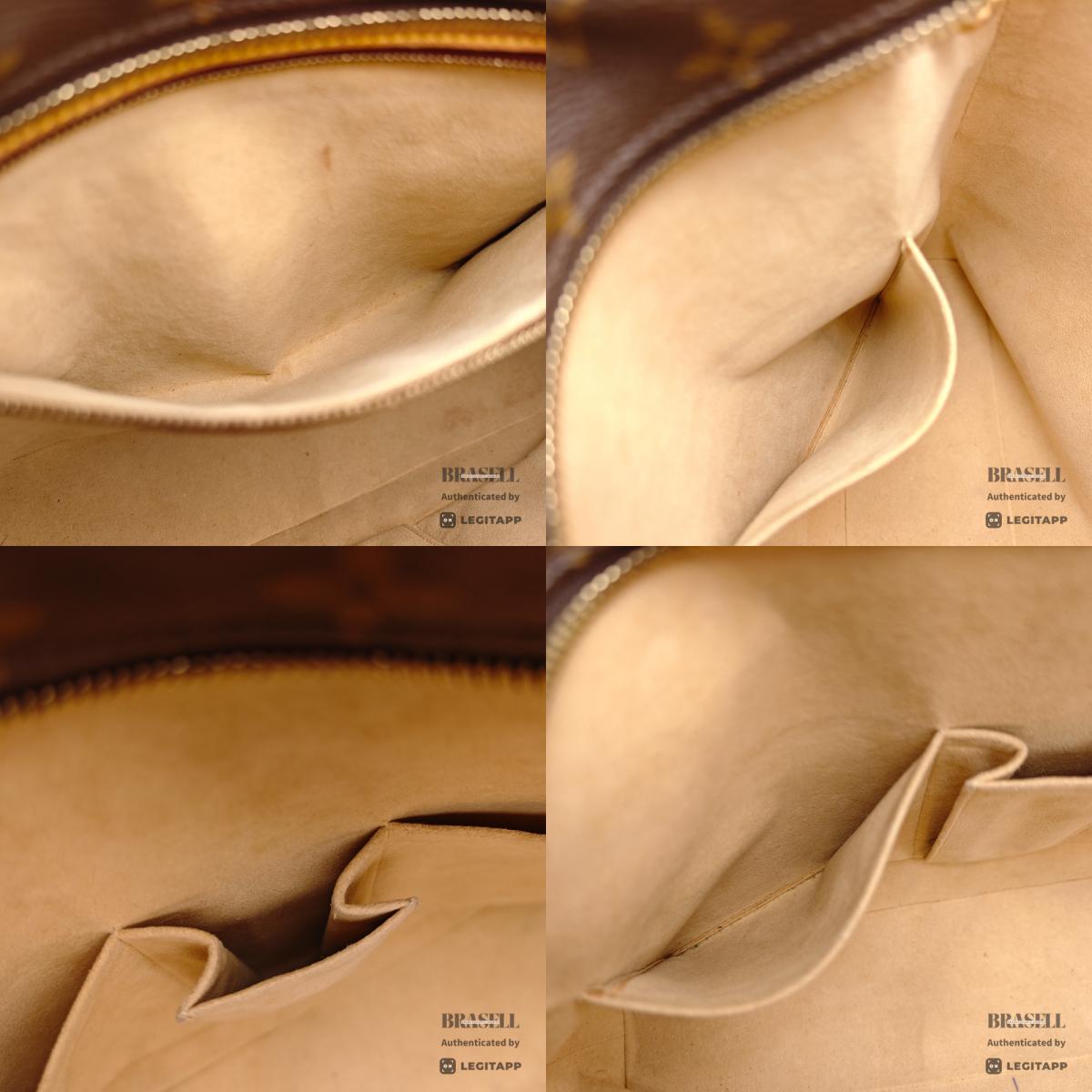 LOUIS VUITTON Luco Monogram Canvas Brown Tote Bag M51155 【ImportFeeFREE】