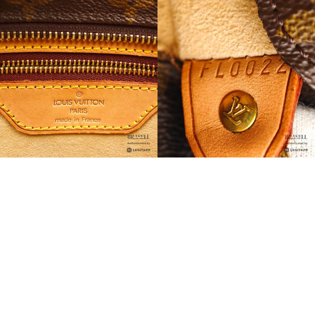 LOUIS VUITTON Luco Monogram Canvas Brown Tote Bag M51155 【ImportFeeFREE】