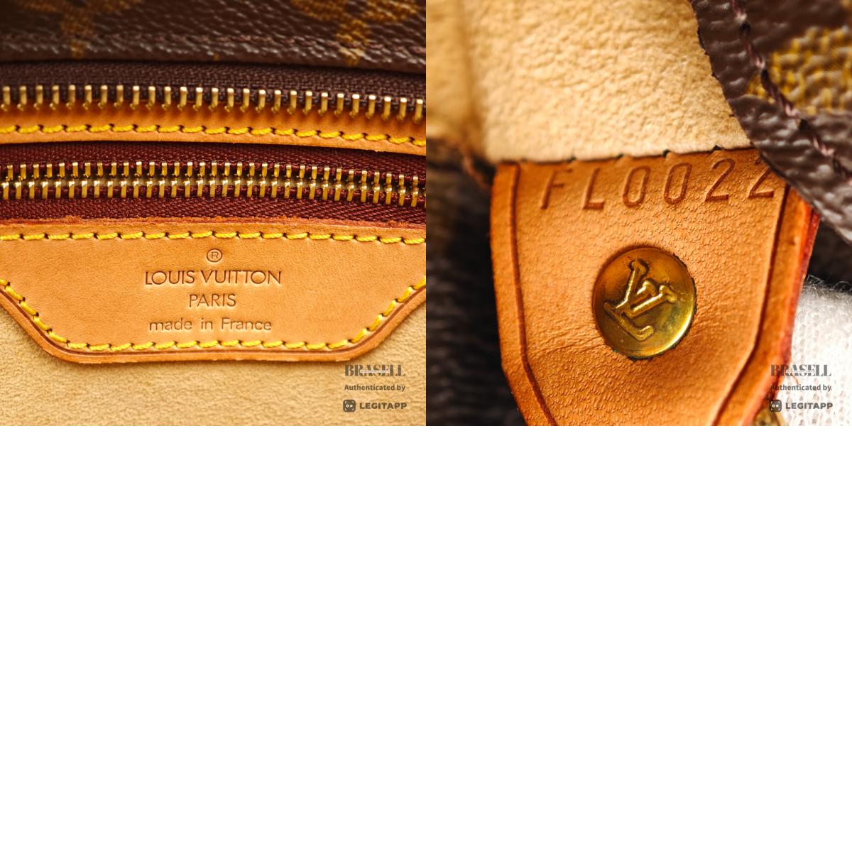 LOUIS VUITTON Luco Monogram Canvas Brown Tote Bag M51155 【ImportFeeFREE】