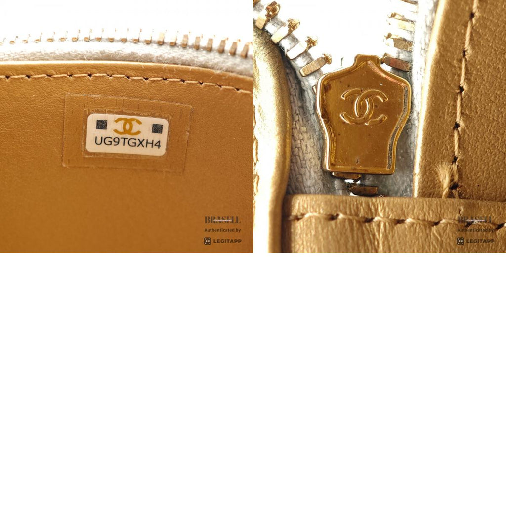 CHANEL Small Vanity Case Matelasse Lambskin Chain Shoulder Bag【ImportFeeFREE】