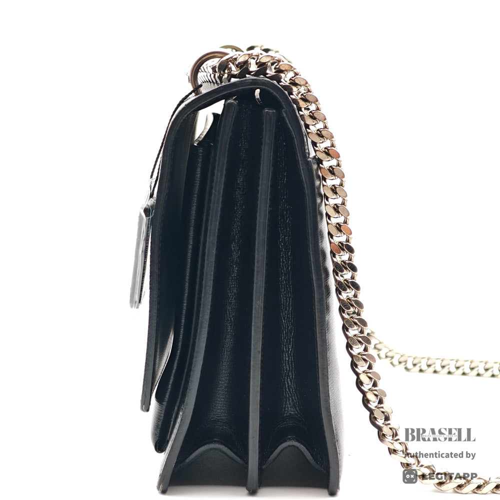 SAINT LAURENT Sunset Leather YSL Logo Chain Shoulder Bag 【ImportFeeFREE】