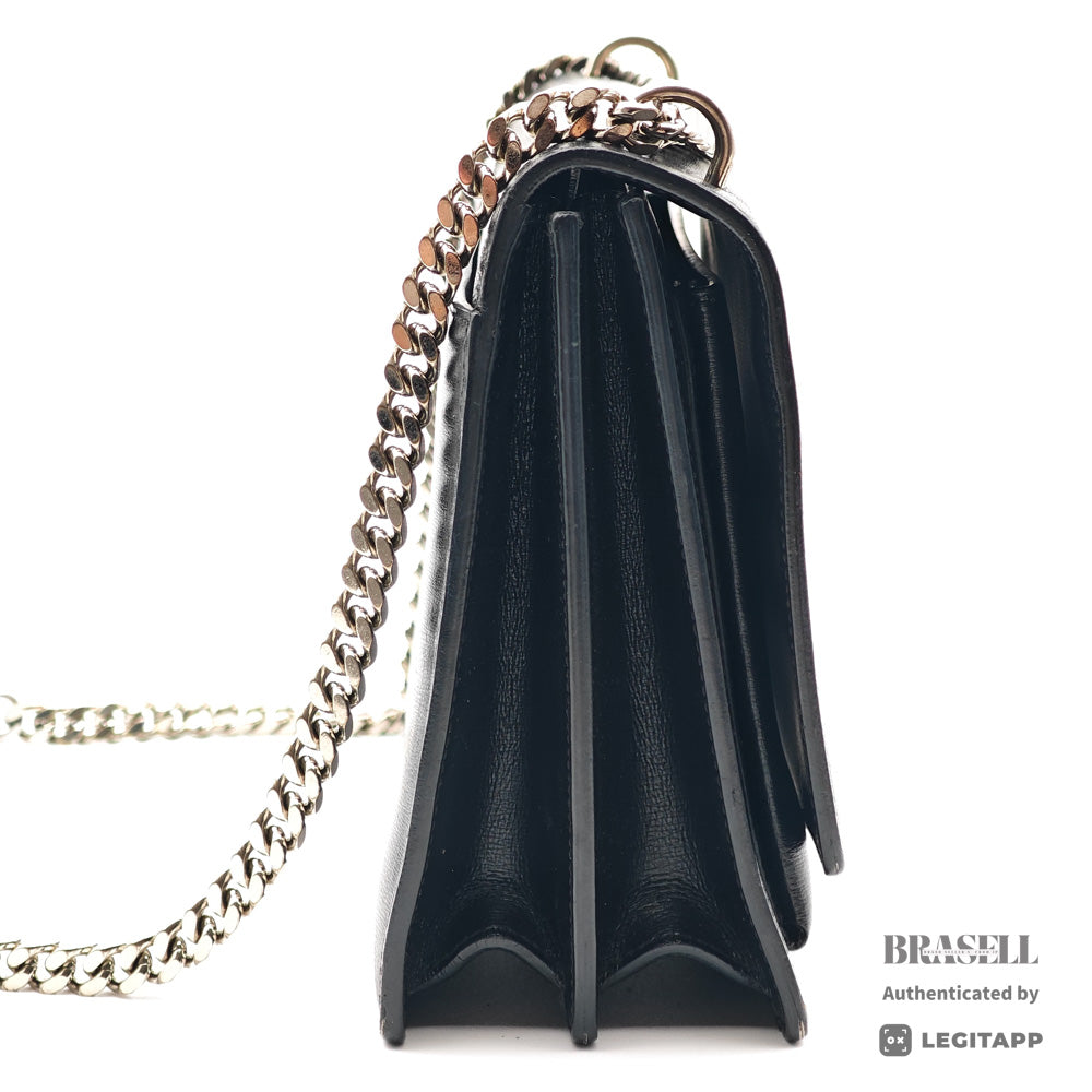 SAINT LAURENT Sunset Leather YSL Logo Chain Shoulder Bag 【ImportFeeFREE】