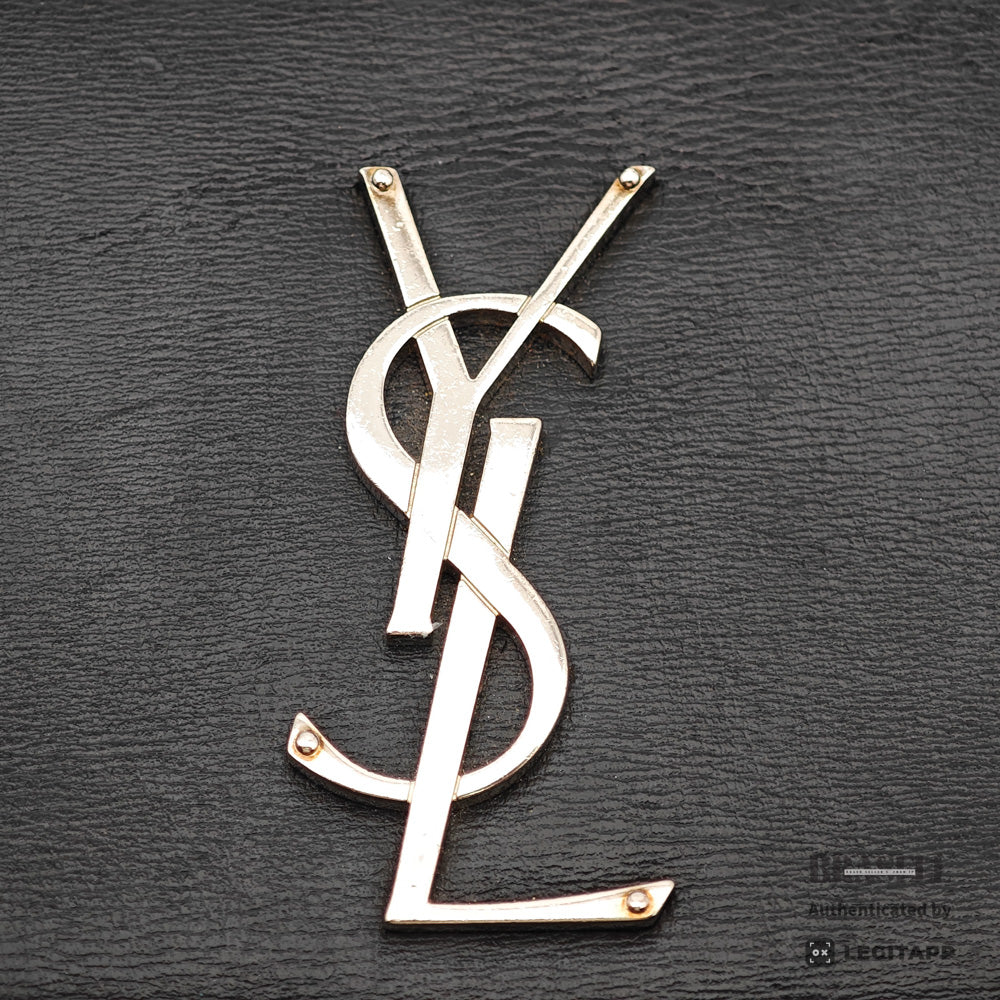 SAINT LAURENT Sunset Leather YSL Logo Chain Shoulder Bag 【ImportFeeFREE】
