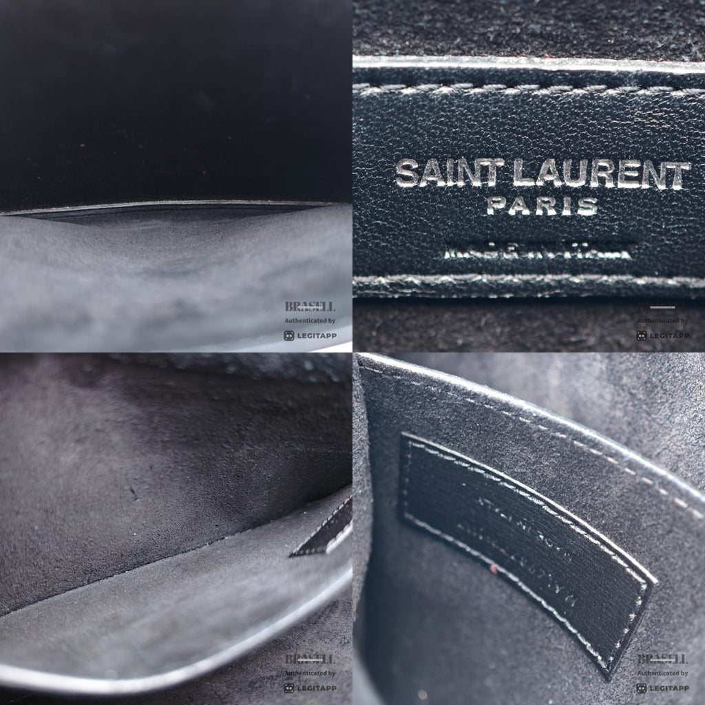SAINT LAURENT Sunset Leather YSL Logo Chain Shoulder Bag 【ImportFeeFREE】