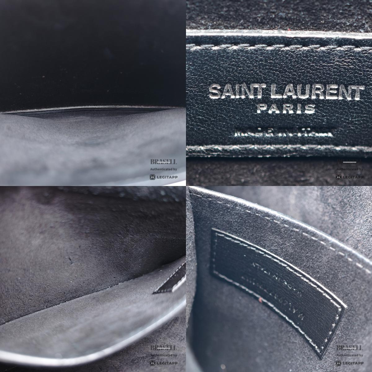 SAINT LAURENT Sunset Leather YSL Logo Chain Shoulder Bag 【ImportFeeFREE】