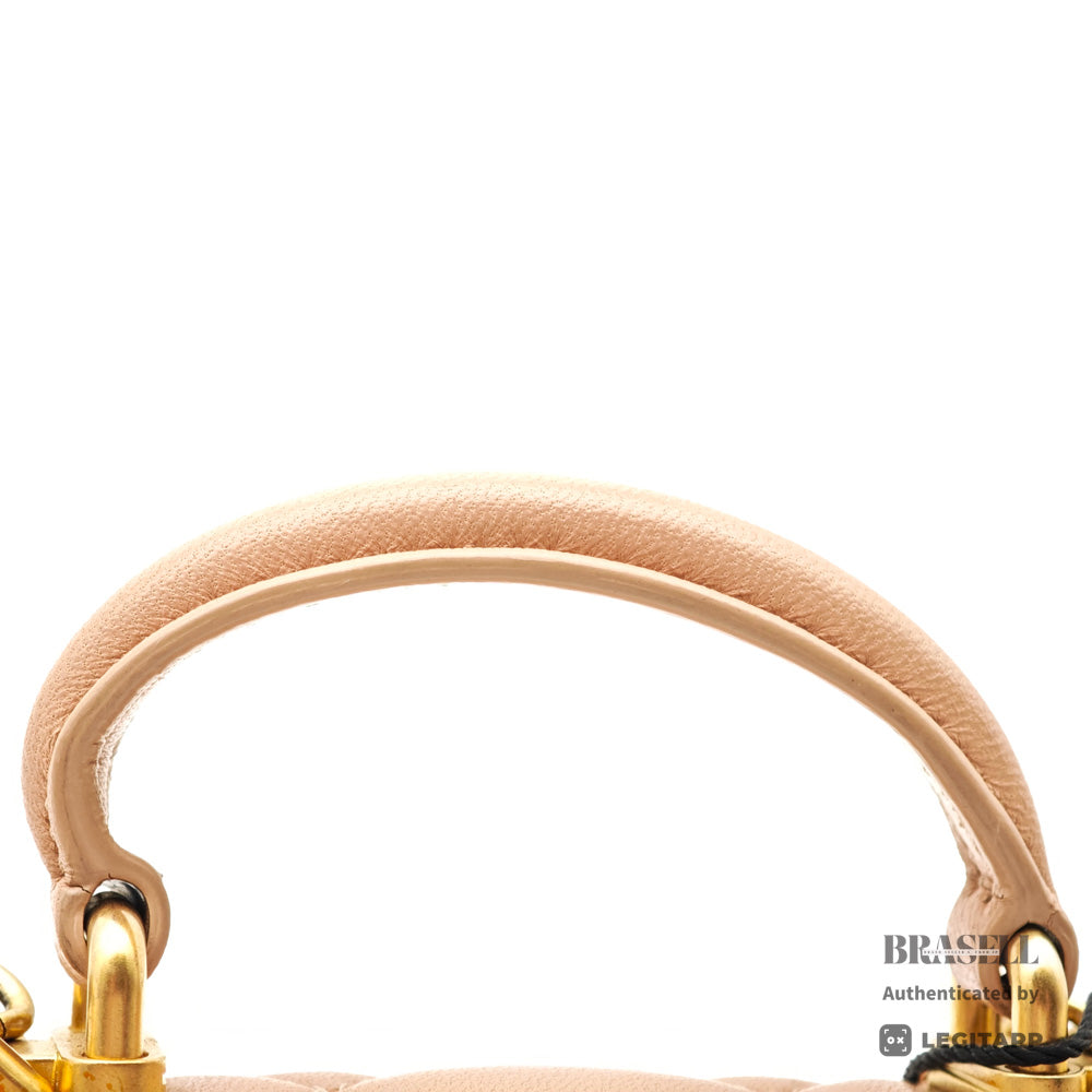 CHANEL Mini Matelasse Lambskin Leather Chain Shoulder Bag 【ImportFeeFREE】