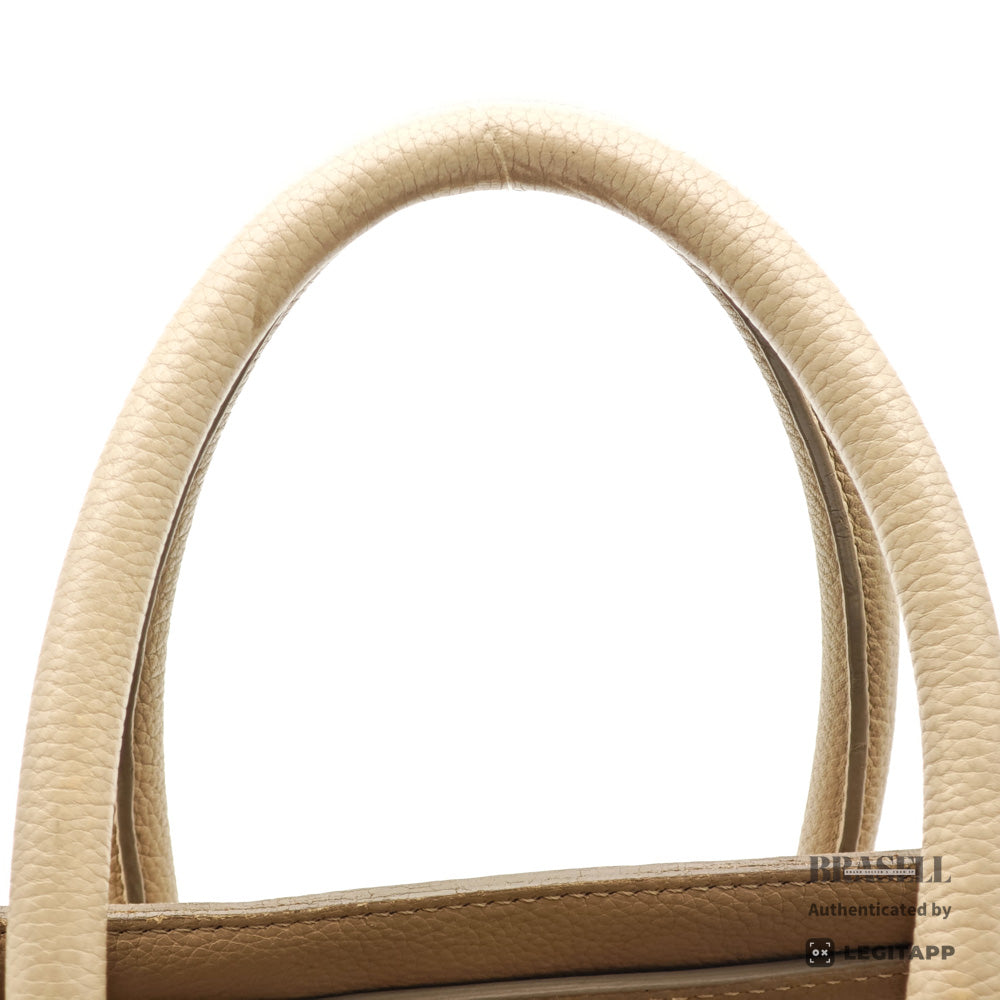 CELINE Luggage Micro Shopper Leather Tote Bag 【ImportFeeFREE】