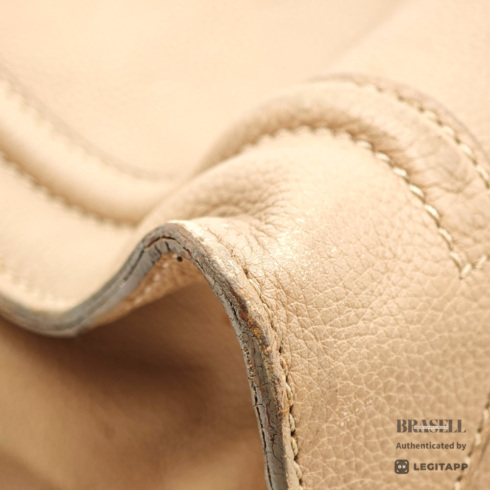 CELINE Luggage Micro Shopper Leather Tote Bag 【ImportFeeFREE】