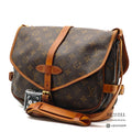 LOUIS VUITTON Saumur 30 Monogram Canvas Brown Shoulder Bag 【ImportFeeFREE】