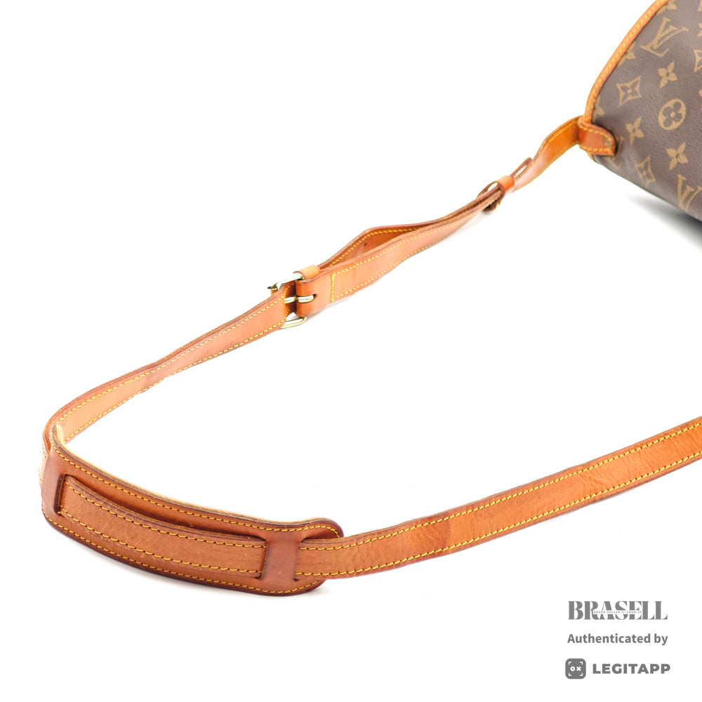 LOUIS VUITTON Saumur 30 Monogram Canvas Brown Shoulder Bag 【ImportFeeFREE】