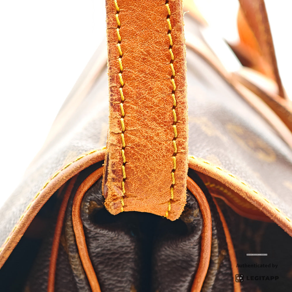 LOUIS VUITTON Saumur 30 Monogram Canvas Brown Shoulder Bag 【ImportFeeFREE】