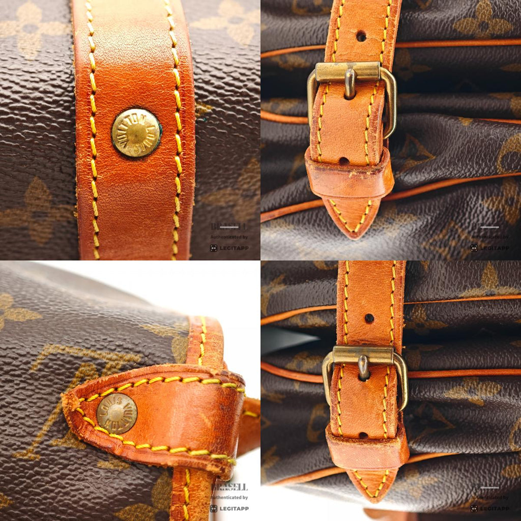 LOUIS VUITTON Saumur 30 Monogram Canvas Brown Shoulder Bag 【ImportFeeFREE】