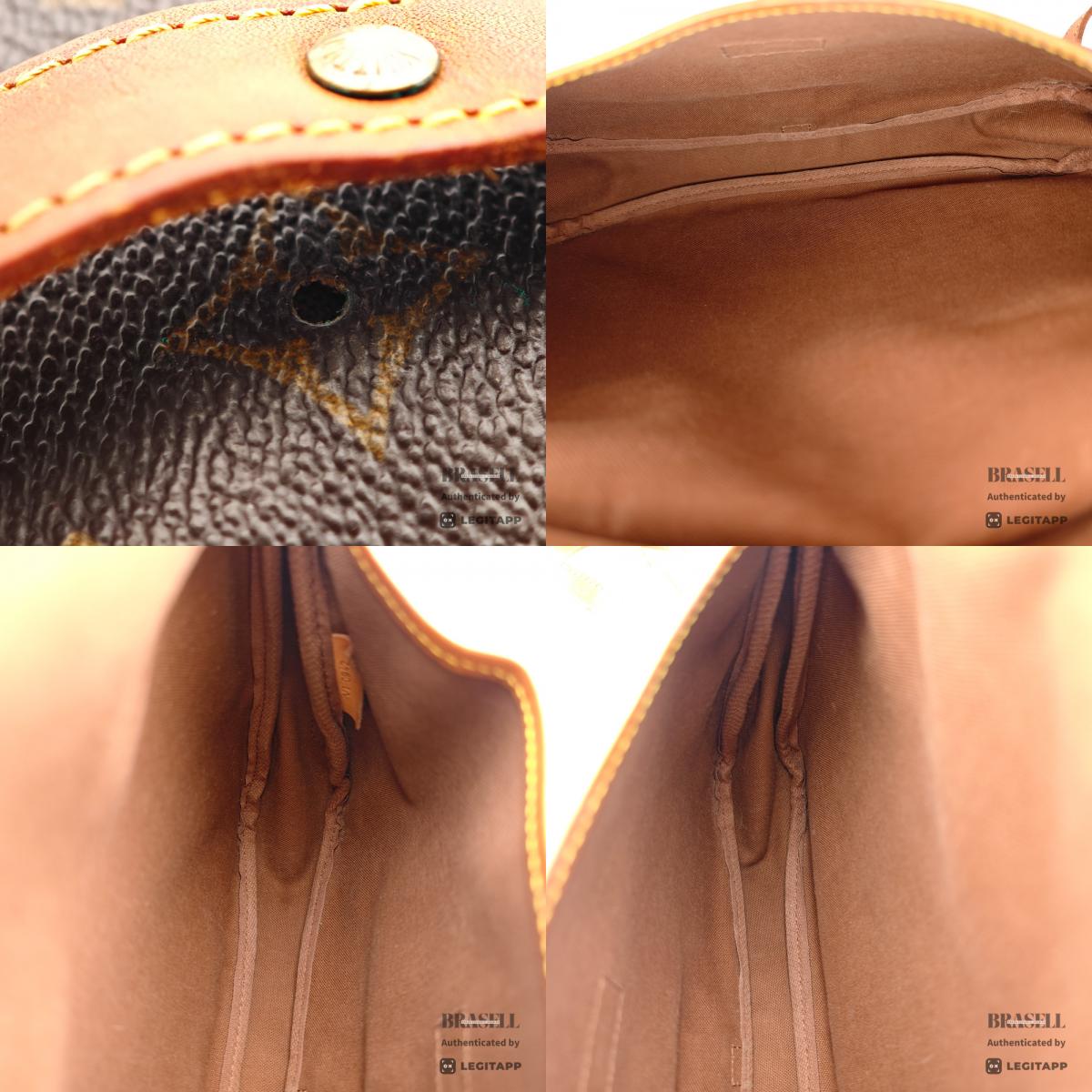 LOUIS VUITTON Saumur 30 Monogram Canvas Brown Shoulder Bag 【ImportFeeFREE】