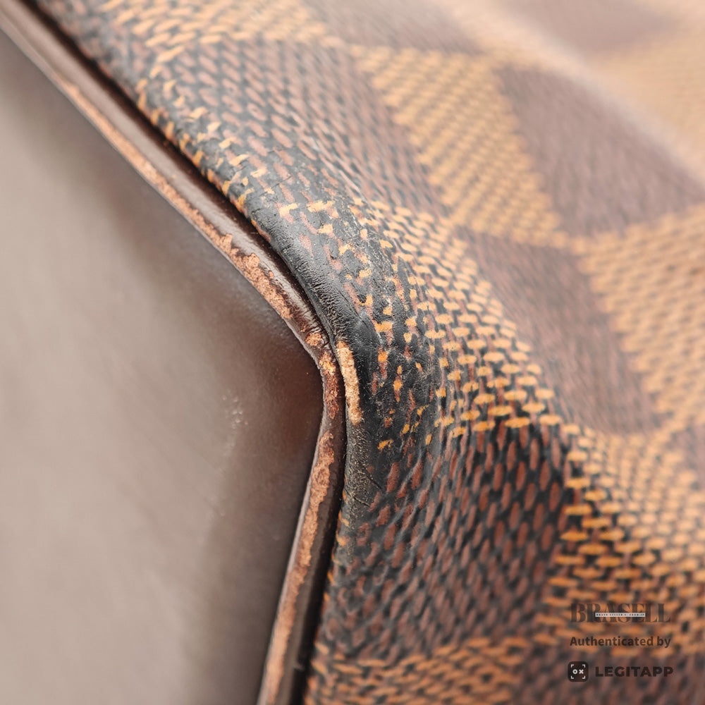 LOUIS VUITTON Chelsea Damier Canvas Brown Hand Bag N51119 【ImportFeeFREE】