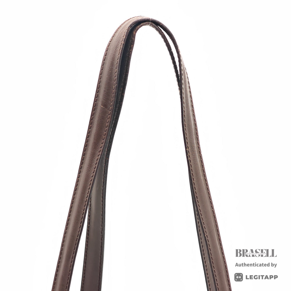 LOUIS VUITTON Chelsea Damier Canvas Brown Hand Bag N51119 【ImportFeeFREE】