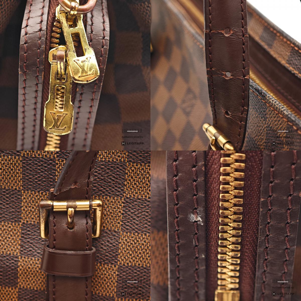 LOUIS VUITTON Chelsea Damier Canvas Brown Hand Bag N51119 【ImportFeeFREE】