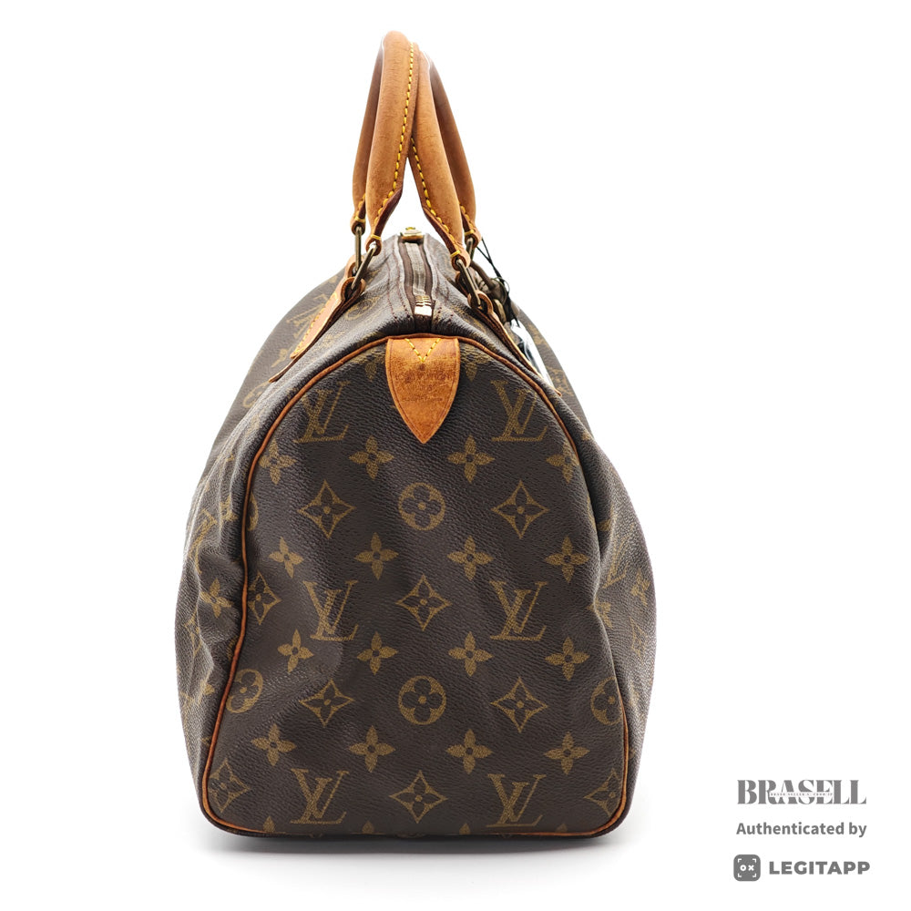 LOUIS VUITTON Speedy 30 Monogram Canvas Brown Hand Bag M41526 【ImportFeeFREE】