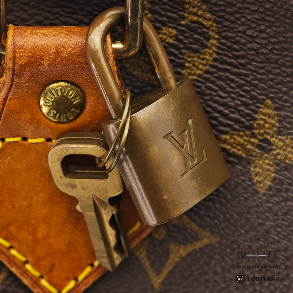 LOUIS VUITTON Speedy 30 Monogram Canvas Brown Hand Bag M41526 【ImportFeeFREE】