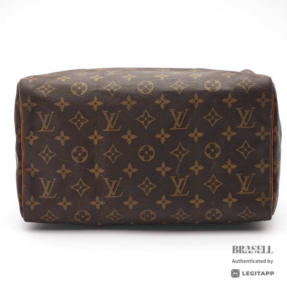 LOUIS VUITTON Speedy 30 Monogram Canvas Brown Hand Bag M41526 【ImportFeeFREE】