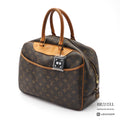 LOUIS VUITTON Deauville Monogram Canvas Brown Hand Bag M47270 【ImportFeeFREE】