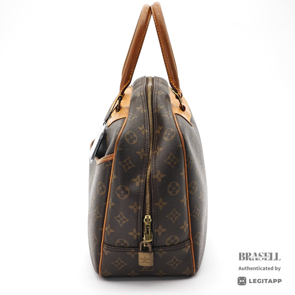 LOUIS VUITTON Deauville Monogram Canvas Brown Hand Bag M47270 【ImportFeeFREE】