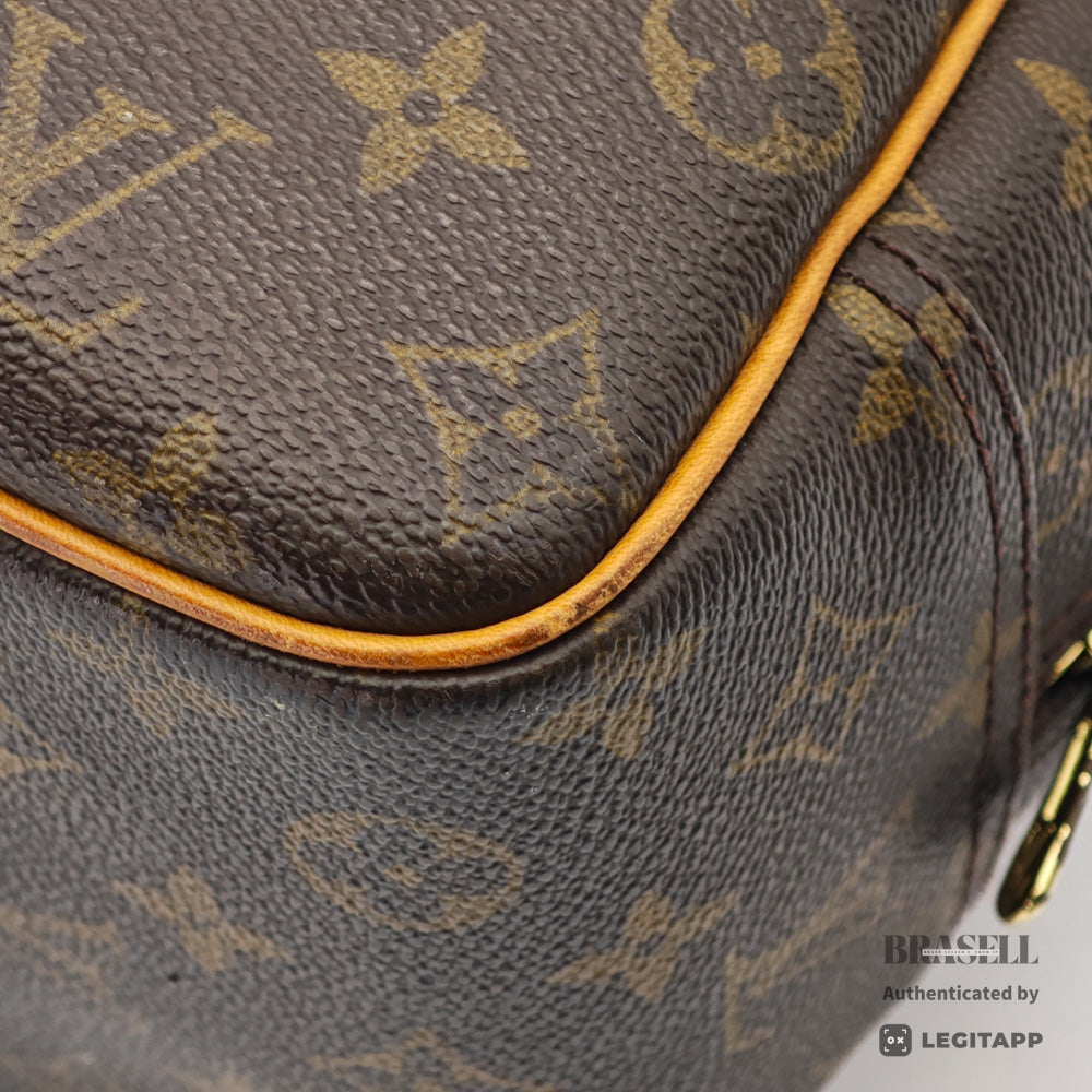 LOUIS VUITTON Deauville Monogram Canvas Brown Hand Bag M47270 【ImportFeeFREE】