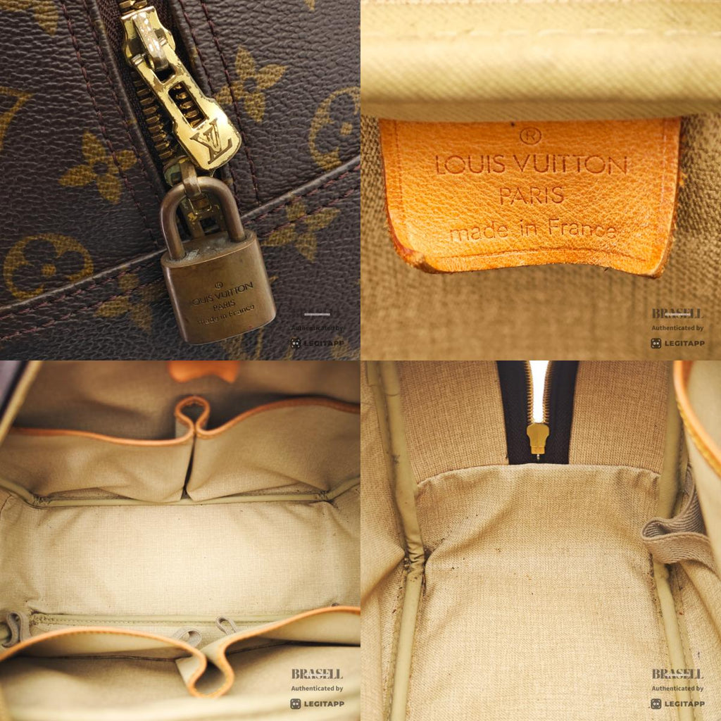 LOUIS VUITTON Deauville Monogram Canvas Brown Hand Bag M47270 【ImportFeeFREE】