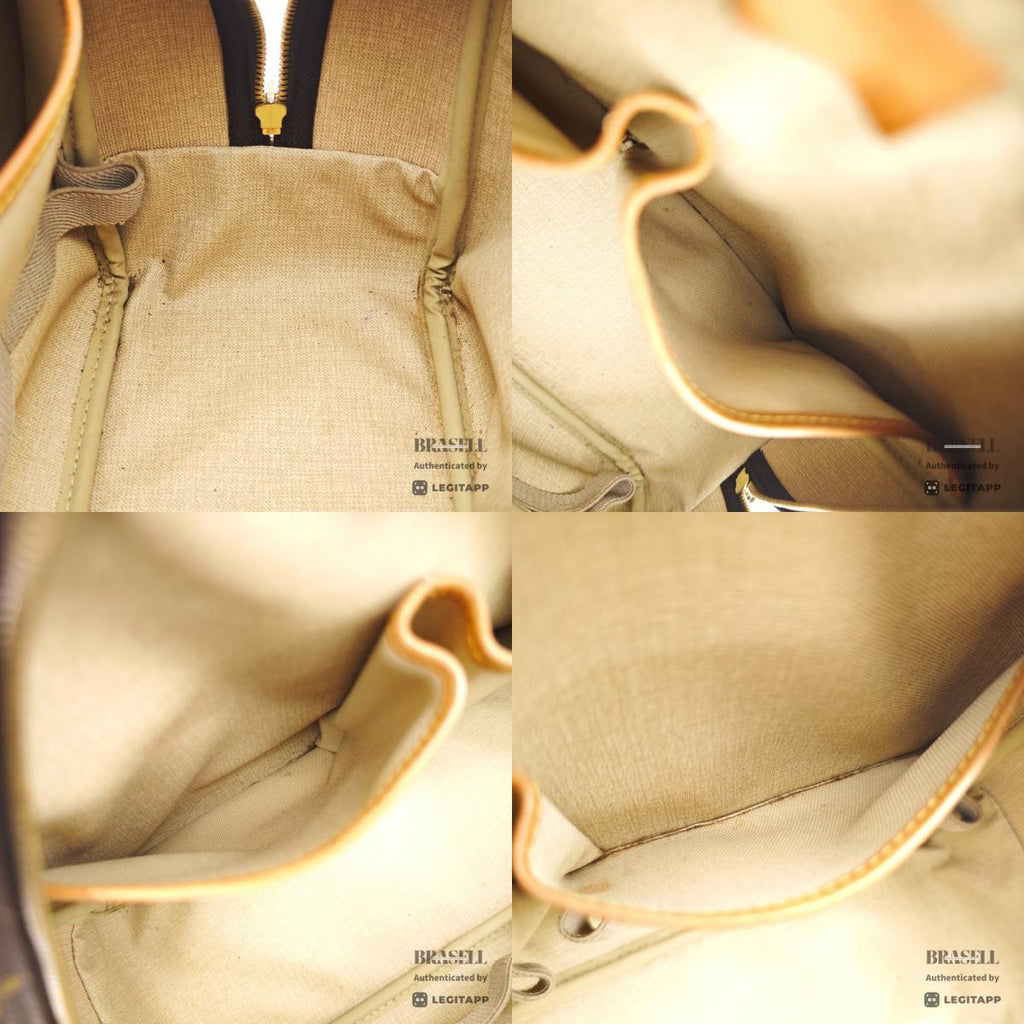 LOUIS VUITTON Deauville Monogram Canvas Brown Hand Bag M47270 【ImportFeeFREE】
