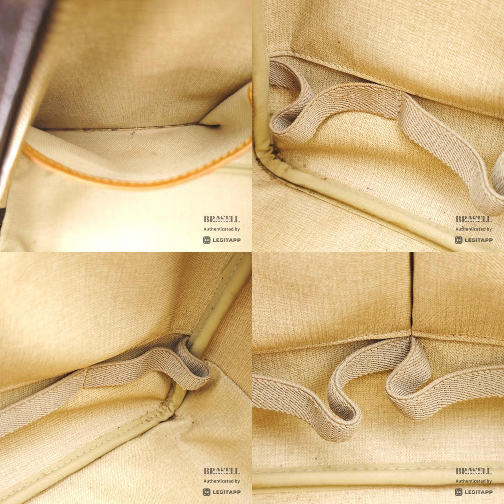 LOUIS VUITTON Deauville Monogram Canvas Brown Hand Bag M47270 【ImportFeeFREE】