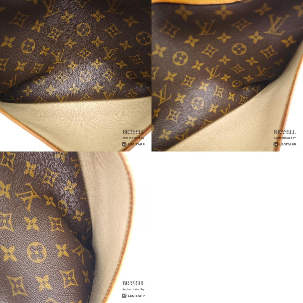 LOUIS VUITTON Deauville Monogram Canvas Brown Hand Bag M47270 【ImportFeeFREE】