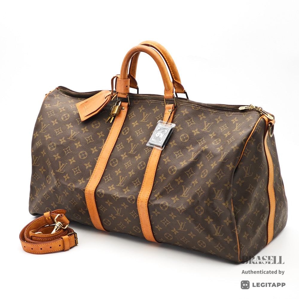 LOUIS VUITTON Keepall 55 Monogram Canvas M41424 Boston Bag 【ImportFeeFREE】