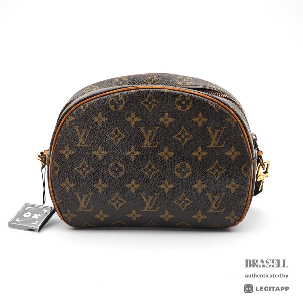 LOUIS VUITTON Blois Monogram Canvas Brown Shoulder Bag M51221 【ImportFeeFREE】