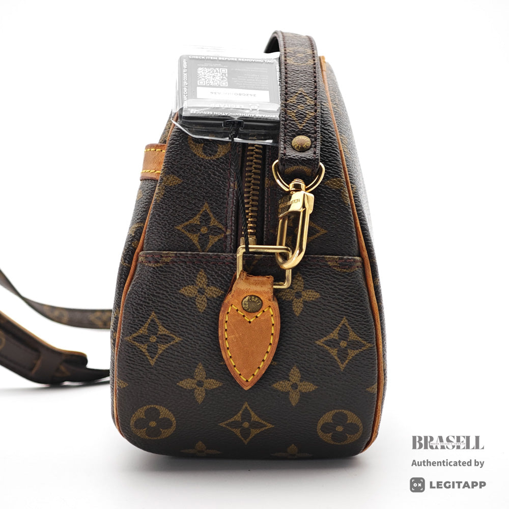 LOUIS VUITTON Blois Monogram Canvas Brown Shoulder Bag M51221 【ImportFeeFREE】
