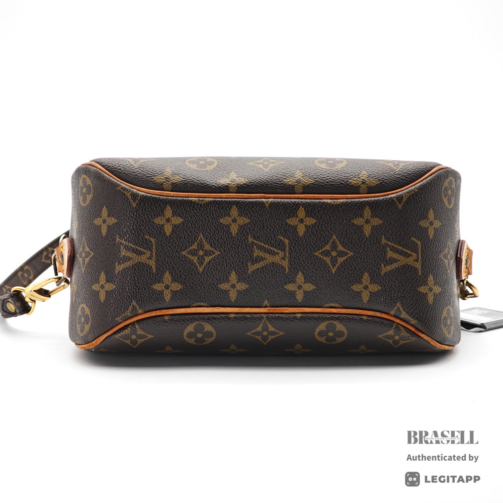LOUIS VUITTON Blois Monogram Canvas Brown Shoulder Bag M51221 【ImportFeeFREE】