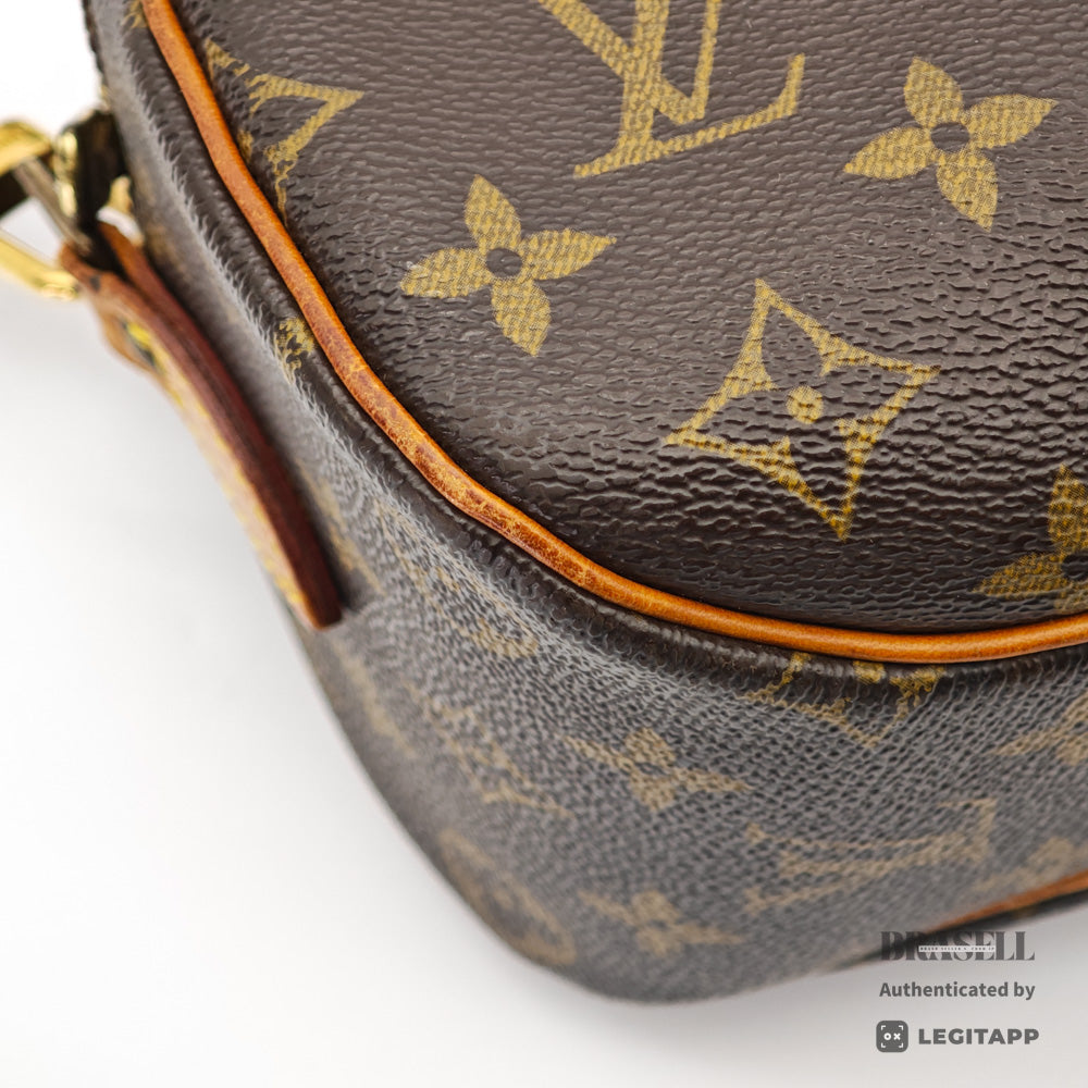 LOUIS VUITTON Blois Monogram Canvas Brown Shoulder Bag M51221 【ImportFeeFREE】