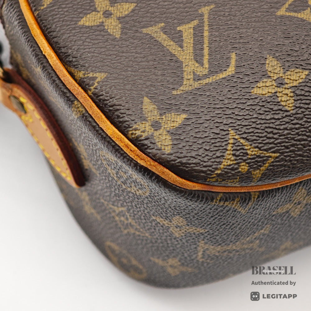 LOUIS VUITTON Blois Monogram Canvas Brown Shoulder Bag M51221 【ImportFeeFREE】