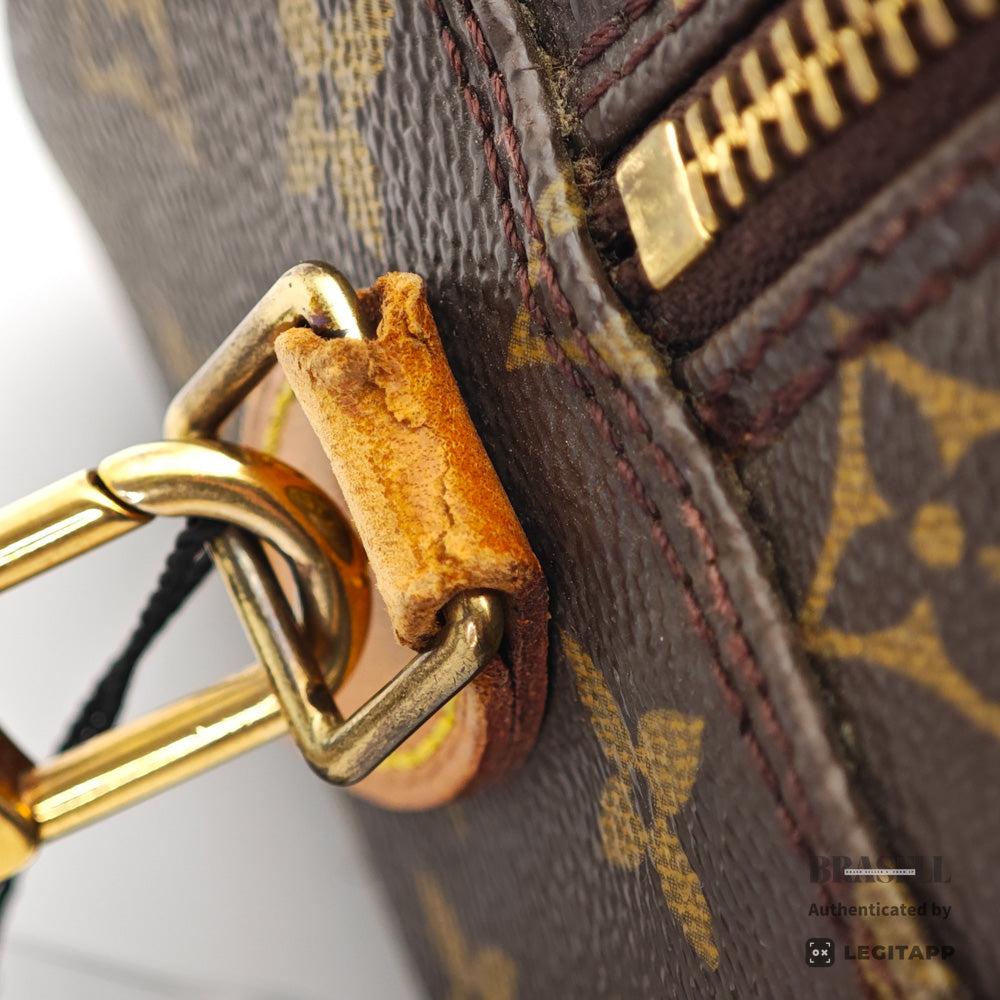 LOUIS VUITTON Blois Monogram Canvas Brown Shoulder Bag M51221 【ImportFeeFREE】